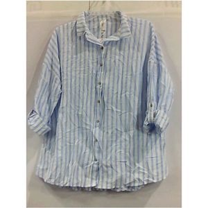 Cotton-on Body Womens SWING BEACH SHIRT Regular 3/4, MultiColor, Size Large